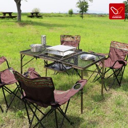 아이언 메쉬 3단 화로대 테이블/ 가방포함