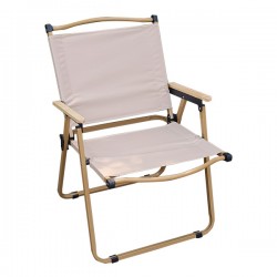 # 휴대용 접이식 캠핑의자 / 베이지